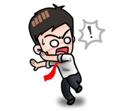 Awesome Salaryman and Trader sticker #12116051