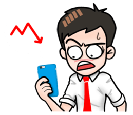 Awesome Salaryman and Trader sticker #12116066