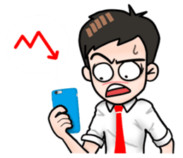 Awesome Salaryman and Trader sticker #12116066