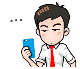 Awesome Salaryman and Trader sticker #12116067