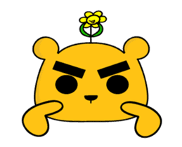Flowers Bear sticker #12116202