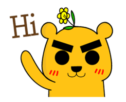 Flowers Bear sticker #12116203