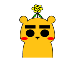 Flowers Bear sticker #12116206