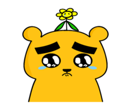 Flowers Bear sticker #12116213