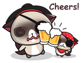 Pirate Himalayan Brothers sticker #12116728