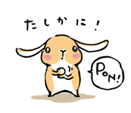 Hi!! I'm Rabbit. 4th!! sticker #12116838