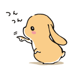 Hi!! I'm Rabbit. 4th!! sticker #12116840