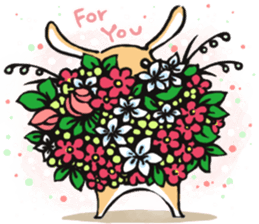 Hi!! I'm Rabbit. 4th!! sticker #12116843