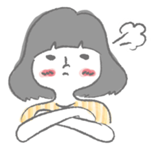 Fancygirl&cat sticker #12117017