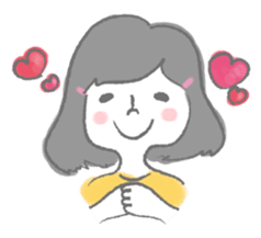 Fancygirl&cat sticker #12117019