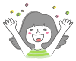 Fancygirl&cat sticker #12117023