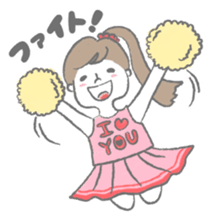 Fancygirl&cat sticker #12117025