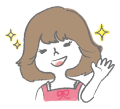 Fancygirl&cat sticker #12117030