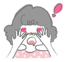 Fancygirl&cat sticker #12117031