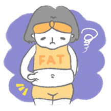 Fancygirl&cat sticker #12117039