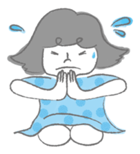 Fancygirl&cat sticker #12117041