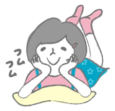 Fancygirl&cat sticker #12117042