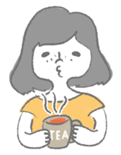 Fancygirl&cat sticker #12117044