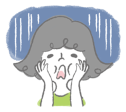 Fancygirl&cat sticker #12117045