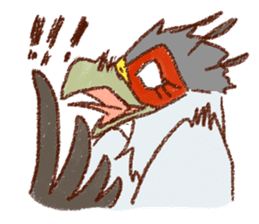 GALA the Secretary bird sticker #12117178