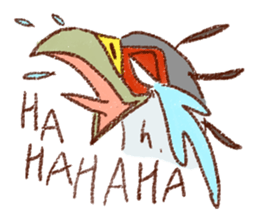 GALA the Secretary bird sticker #12117184