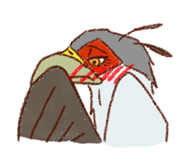 GALA the Secretary bird sticker #12117187