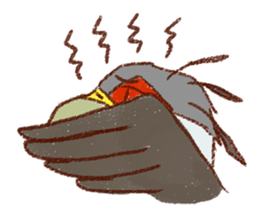 GALA the Secretary bird sticker #12117188
