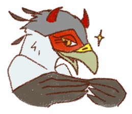 GALA the Secretary bird sticker #12117189