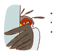 GALA the Secretary bird sticker #12117191