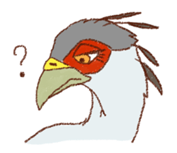 GALA the Secretary bird sticker #12117192
