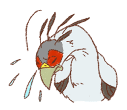 GALA the Secretary bird sticker #12117193