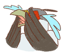GALA the Secretary bird sticker #12117194