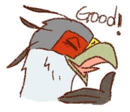 GALA the Secretary bird sticker #12117200