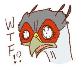 GALA the Secretary bird sticker #12117203