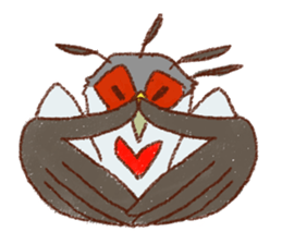 GALA the Secretary bird sticker #12117206