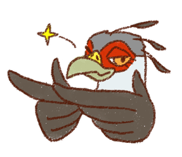 GALA the Secretary bird sticker #12117208