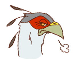 GALA the Secretary bird sticker #12117212