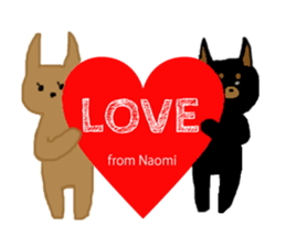 Naomi & Naochan Sticker sticker #12118992