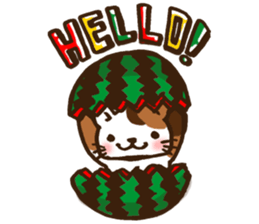 Summer of tortoiseshell cat.etc sticker #12119185