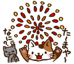 Summer of tortoiseshell cat.etc sticker #12119190