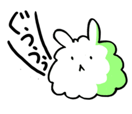 Angora rabbit Sticker sticker #12120303