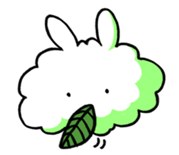 Angora rabbit Sticker sticker #12120304