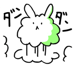 Angora rabbit Sticker sticker #12120310
