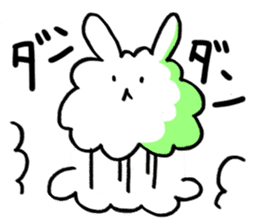 Angora rabbit Sticker sticker #12120310