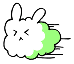 Angora rabbit Sticker sticker #12120314