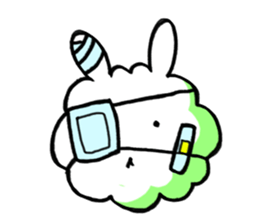 Angora rabbit Sticker sticker #12120316