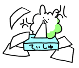 Angora rabbit Sticker sticker #12120321