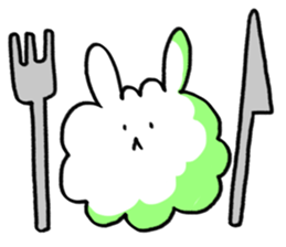 Angora rabbit Sticker sticker #12120323