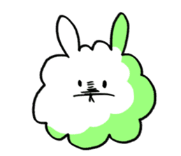 Angora rabbit Sticker sticker #12120324