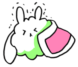 Angora rabbit Sticker sticker #12120327